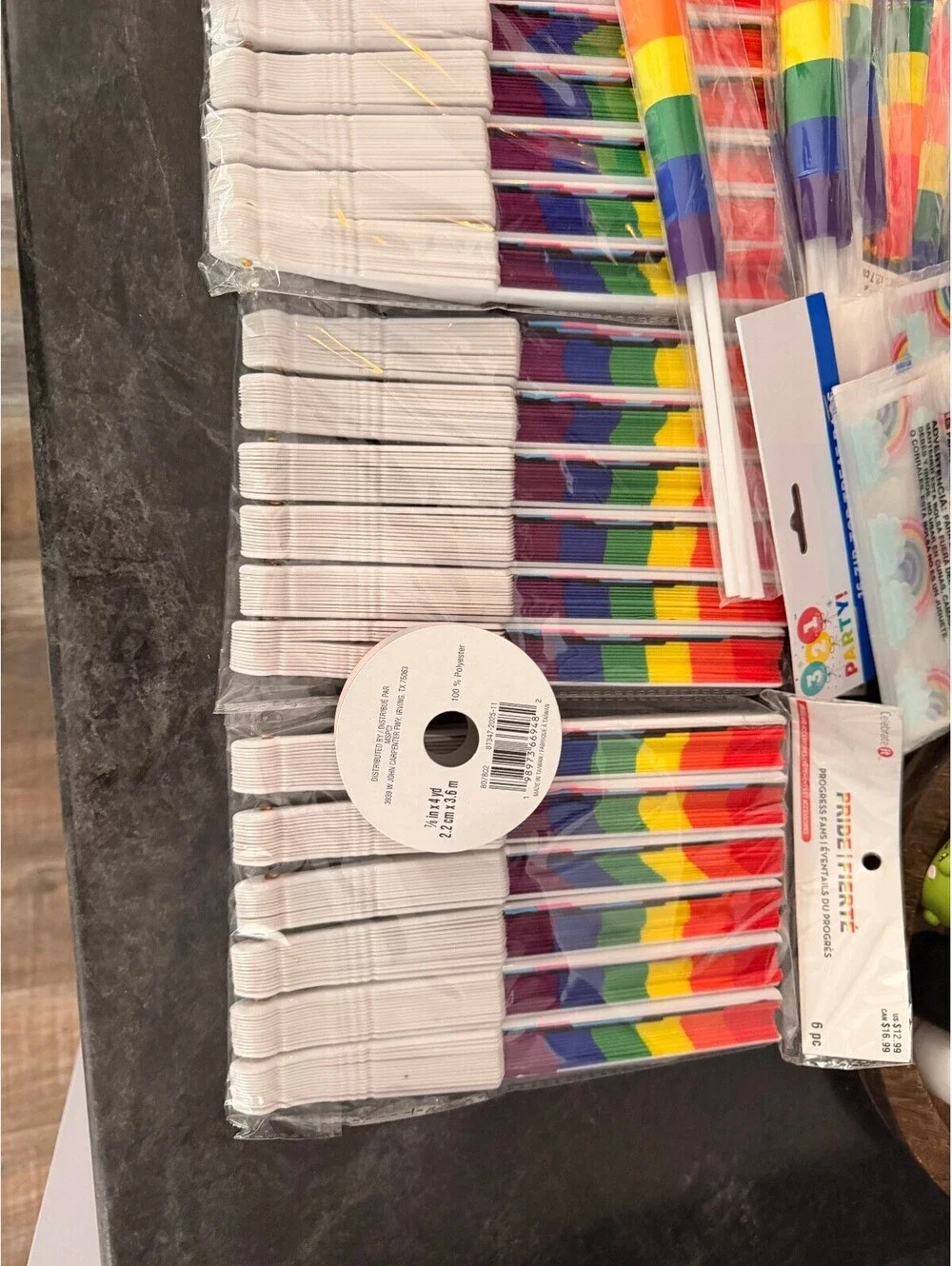 Rainbow Pride Party Fans - Multiple Packs Multiple Flags and Gift Bags